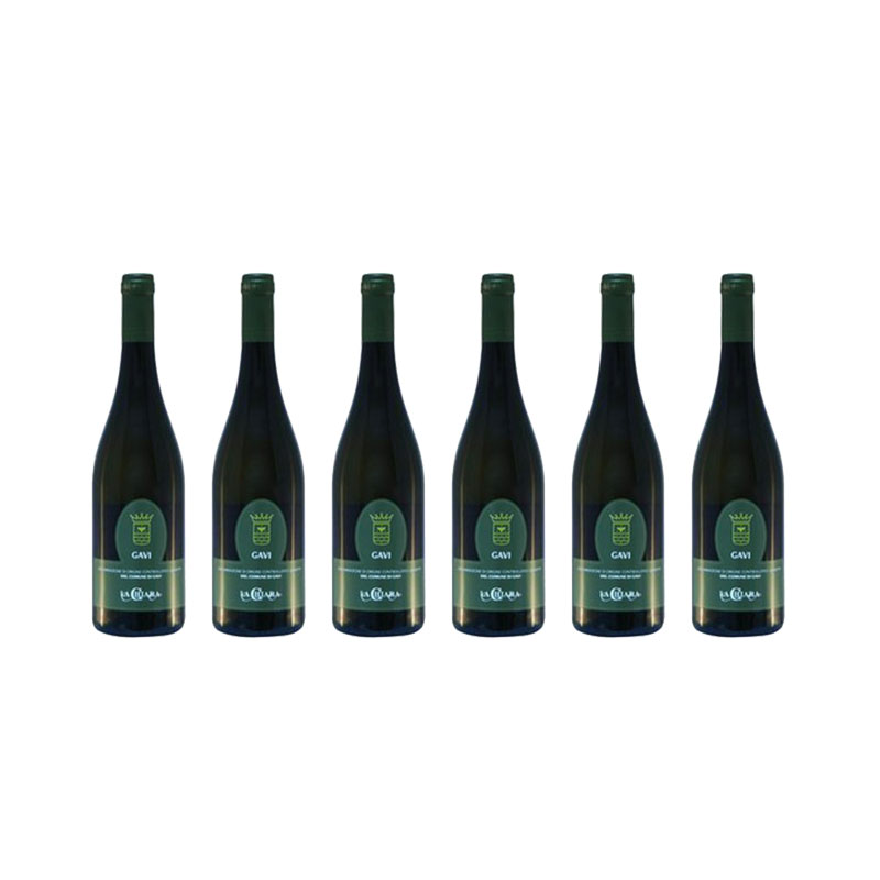 6x Gavi di Gavi, Piemonte, DOCG, Vinařství LA CHIARA 0,75l 12,5%