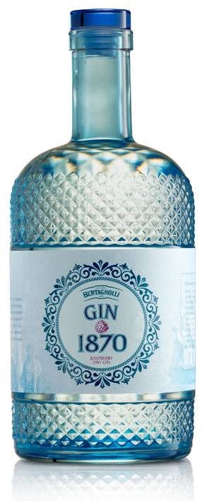 Gin Raspberry 1870, Bertagnolli, 0,7L 40% Vol. (maliny)