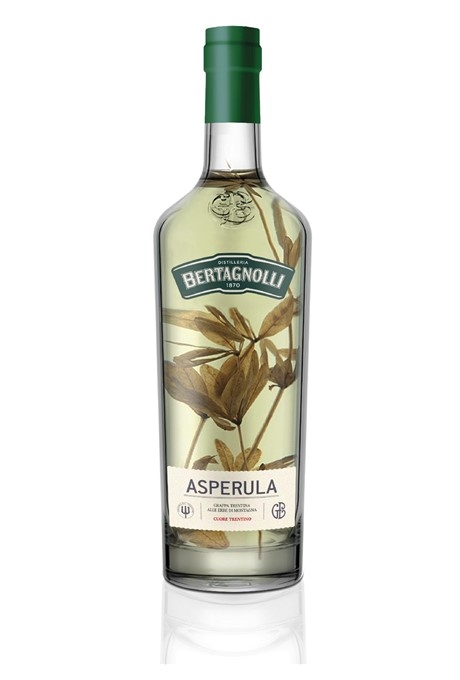 Grappa ASPERULA,(mařinka vonná), Premiata Distilleria Bertagnolli, 0,7l, 42 % vol.
