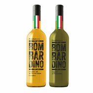 BOMBARDINO PARTY:  Bombardino Premium® al PISTACCHIO 1L + Bombardino Premium®  CLASSICO 17% Vol., MADE IN ITALY