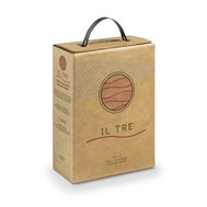 Červené víno, bag in box, 100% Merlot, Il  Tre, Veneto, Cantine Vitevis, 3litry 12%