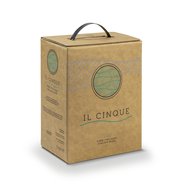 Bílé víno, bag in box,   IL CINQUE Cuveé, Veneto,  Cantine Vitevis, 5litrů, 11%