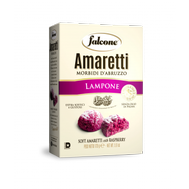 Amaretti mandlové a malinové( Lampone(, měkké 170g  výrobce Falcone, Itálie