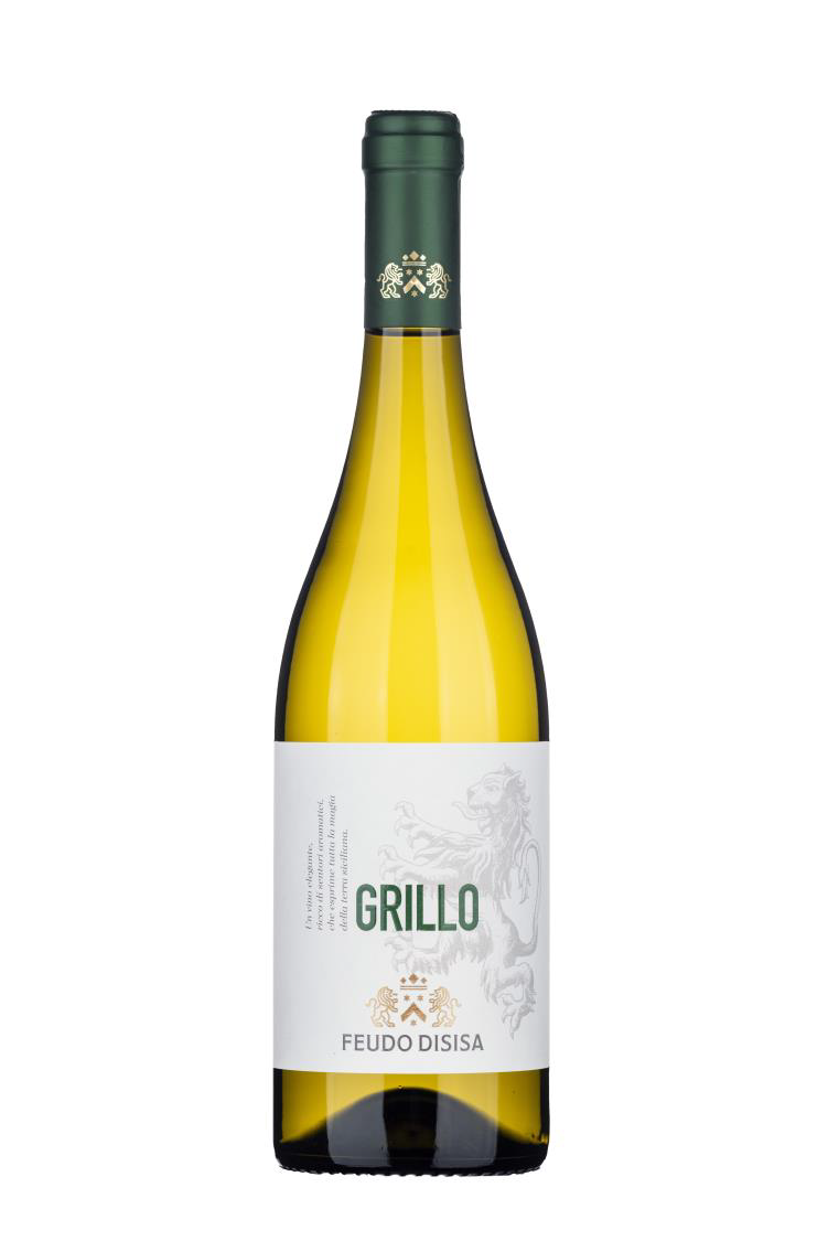 Grillo, bílé víno, Sicílie, DOC , Vinařství Feudo Disisa, 0,75 l,