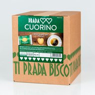 Karton sušenka ke kávě, Biscotto da caffé, Prada Trentino, Itálie , jednoporcové balení  300x 3,2gr